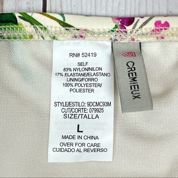 Daniel Cremieux “Wildflower Hipster” Bikini Bottom Size Large Women - Picture 5 of 9